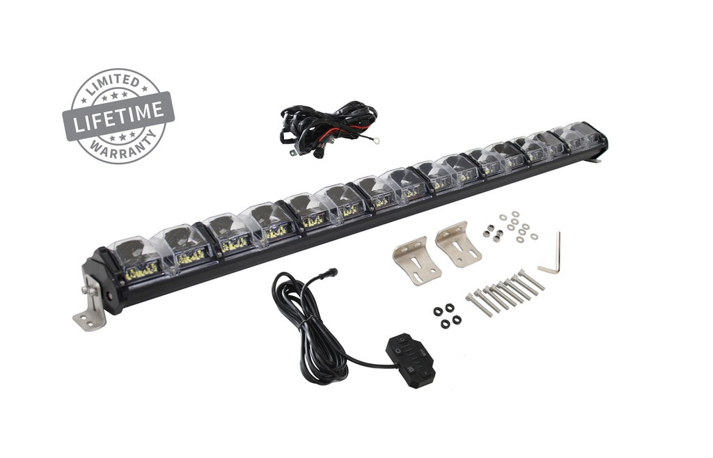 Overland Vehicle Systems 40 Inch LED Light Bar With Variable Beam DRL, RGB Back Light 6 Brightness EKO