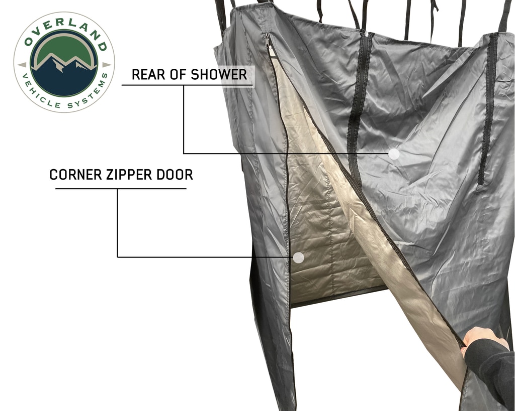 Overland Vehicle Systems Nomadic Quick Deploying Shower