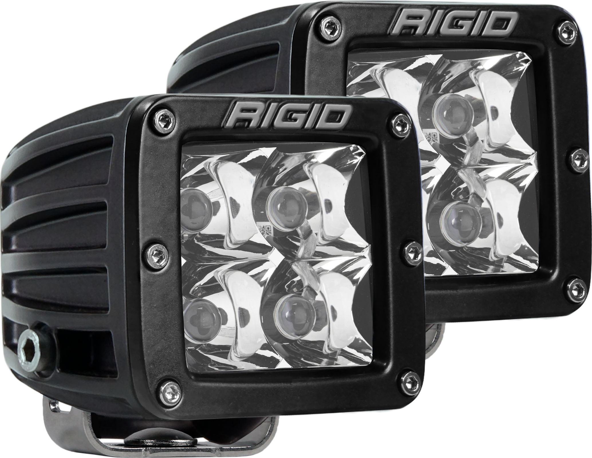 Rigid Industries Spot Surface Mount Black Pair D-Series Pro