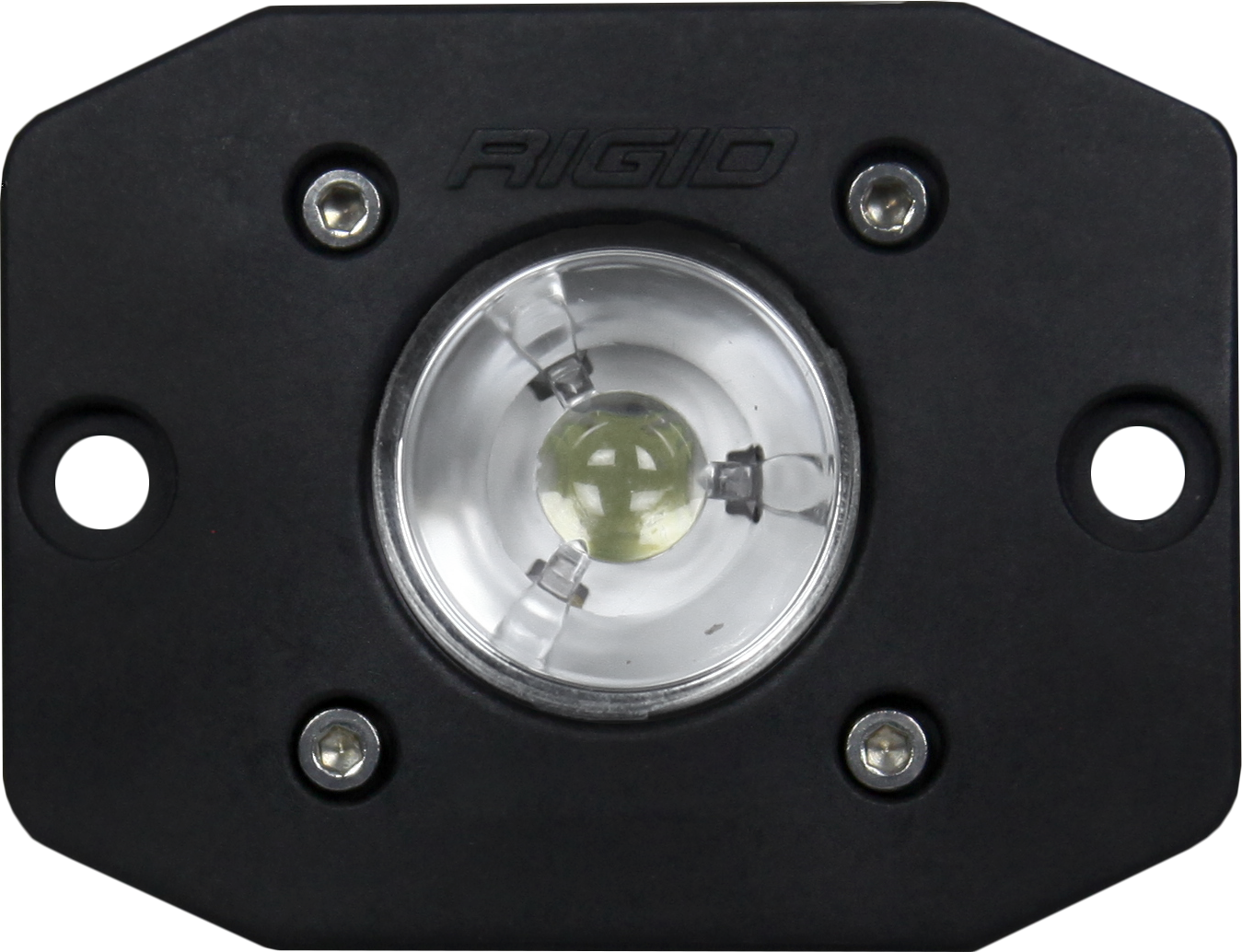 Rigid Industries Flood Black Flush Mount Ignite