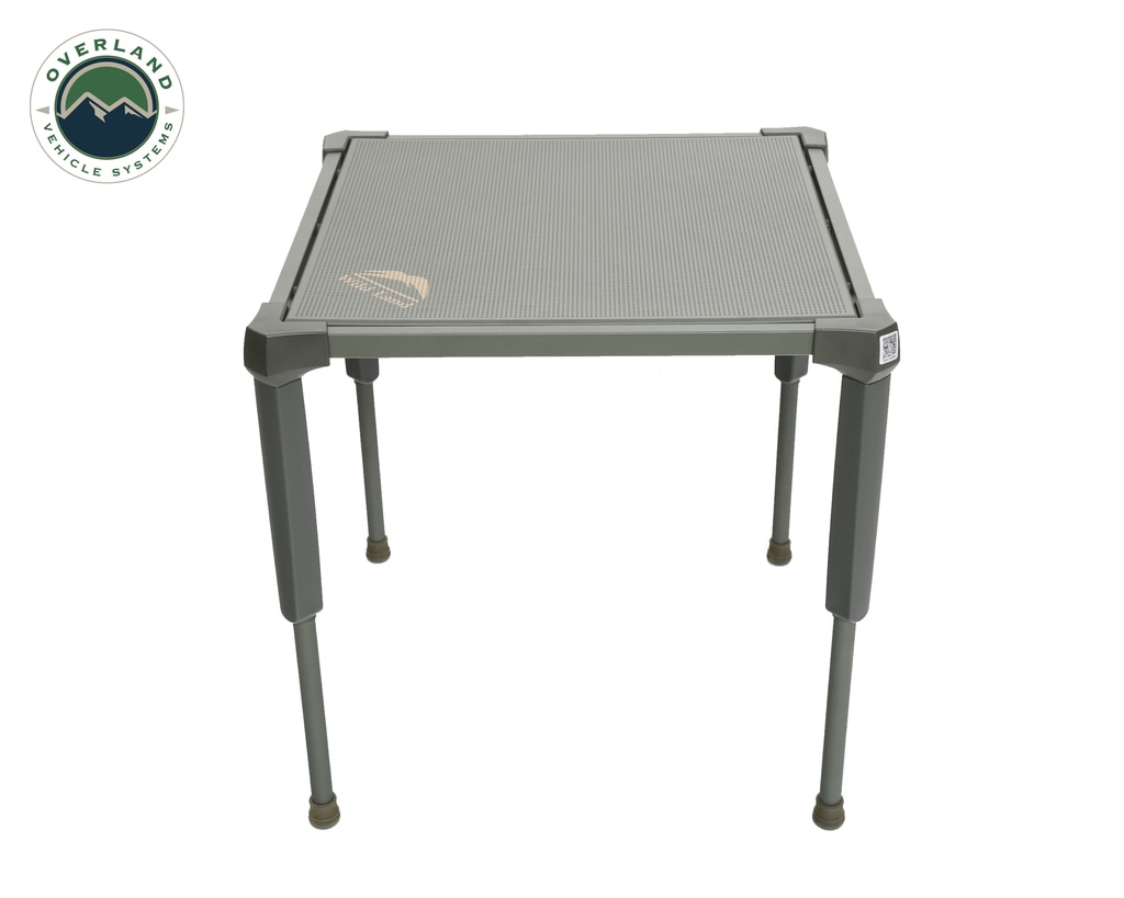 Overland Vehicle Systems Camping Table Folding Portable Camping Table Small With Storage Case Wild Land