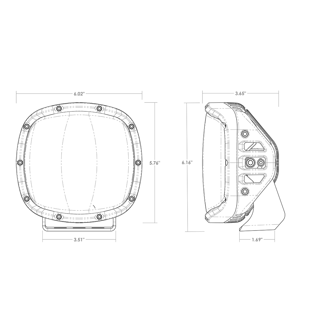 Rigid Industries RIGID Adapt XP Extreme Powersports LED Light 3 Lighting Zones GPS Module Single