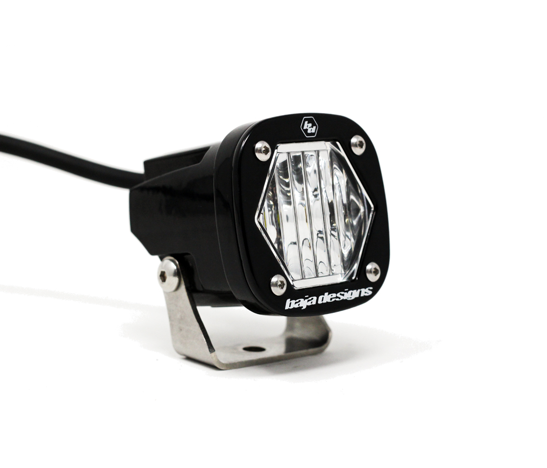 Baja Designs S1 Wide Cornering LED Light with Mounting Bracket Single