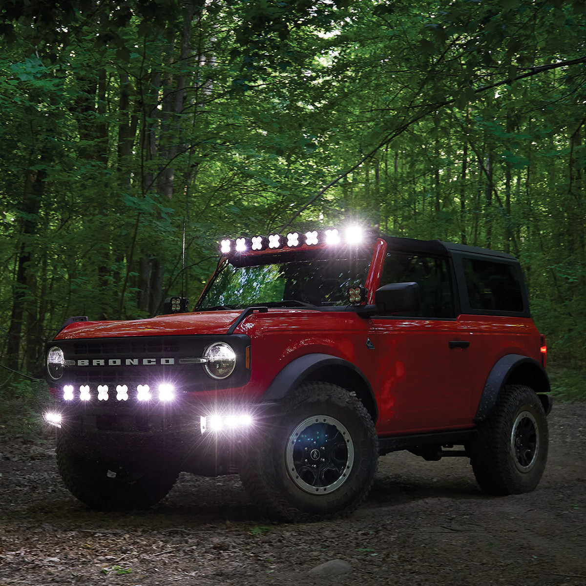 Baja Designs 6XL Linkable Bumper Light Kit - Ford 2021-On Bronco; 2022-On Bronco Raptor; NOTE: w/ OEM Modular Steel Bumper