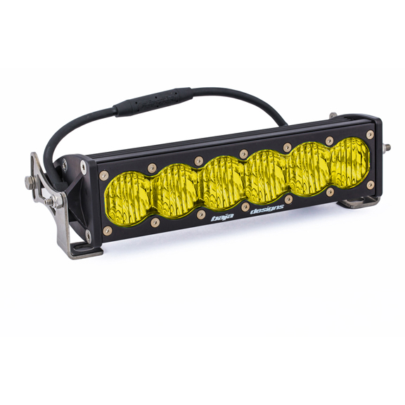 Baja Designs 10 Inch LED Light Bar Amber Lens Wide Driving OnX