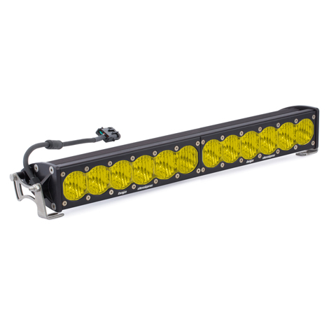 Baja Designs 20 Inch LED Light Bar Single Amber Straight Wide Driving Combo Pattern OnX