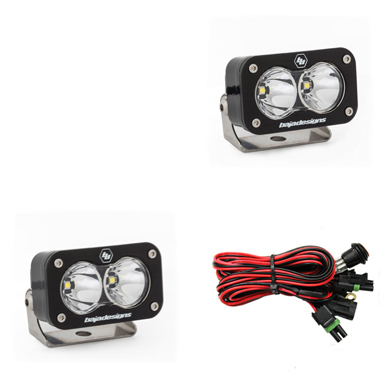 Baja Designs LED Light Pods Spot Pattern Pair S2 Pro Series