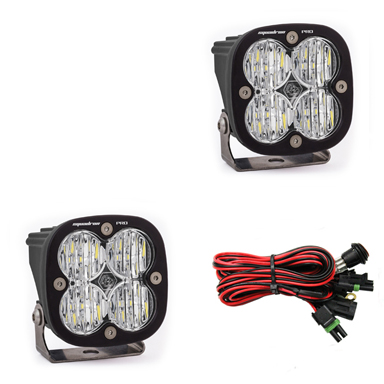 Baja Designs LED Light Pods Wide Cornering Pattern Pair Squadron Pro Series