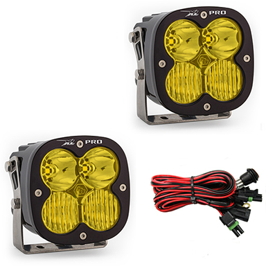 Baja Designs LED Light Pods Amber Lens Driving Combo Pattern Pair XL Pro Series