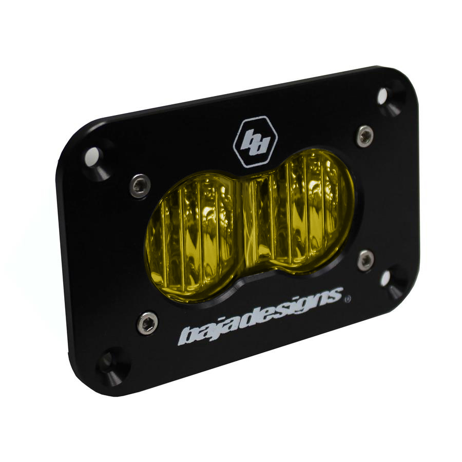 Baja Designs S2 Sport LED Wide Cornering Amber Flush Mount