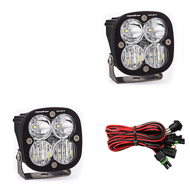 Baja Designs LED Light Pods Clear Lens Driving/Combo Pair Squadron Sport