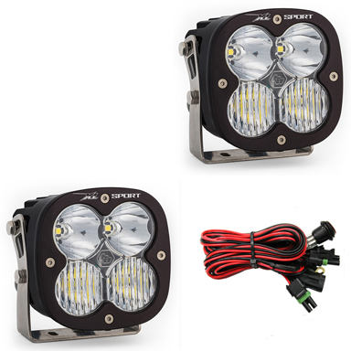 Baja Designs LED Light Pods Driving Combo Pattern Pair XL Sport Series