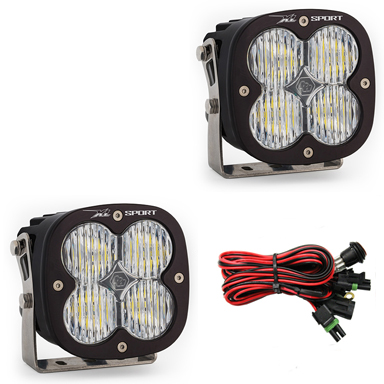 Baja Designs LED Light Pods Wide Cornering Pattern Pair XL Sport Series