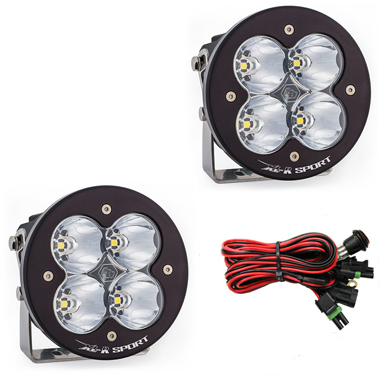 Baja Designs LED Light Pods High Speed Spot Pattern Pair XL R Sport Series