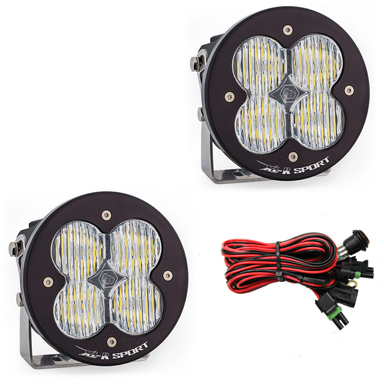 Baja Designs LED Light Pods Wide Cornering Pattern Pair XL R Sport Series