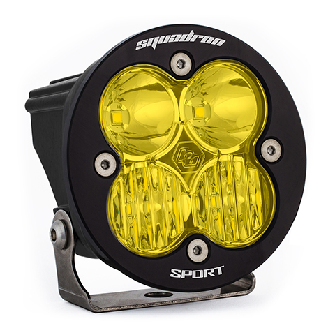 Baja Designs LED Light Pod Amber Lens Driving/Combo Pattern Each Squadron R Sport