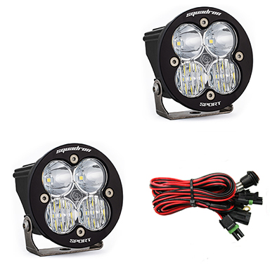 Baja Designs LED Light Pods Clear Lens Driving/Combo Pair Squadron R Sport