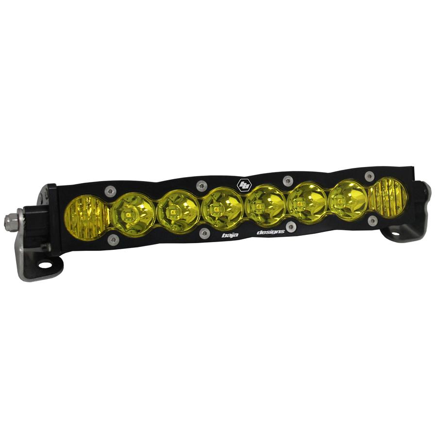 Baja Designs 10 Inch LED Light Bar Driving Combo Amber Lens Pattern S8 Series