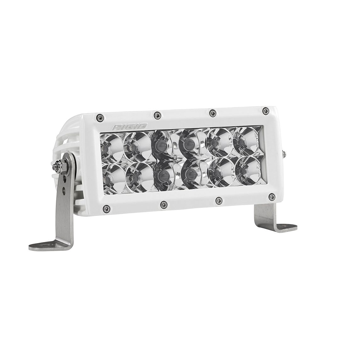 Rigid Industries 6 Inch Spot/Flood Combo Light White Housing E-Series Pro