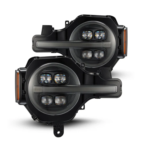 AlphaRex NOVA-Series LED Projector Headlights Alpha-black 21-24 Ford Bronco /22-24 Ford Bronco Raptor