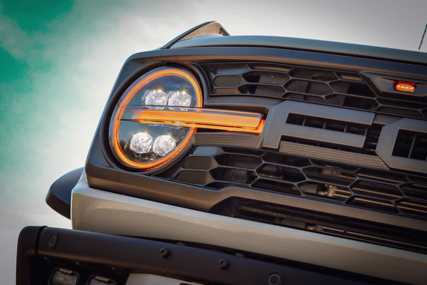 AlphaRex NOVA-Series LED Projector Headlights Black 21-24 Ford Bronco /22-24 Ford Bronco Raptor