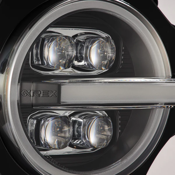 AlphaRex NOVA-Series LED Projector Headlights Black 21-24 Ford Bronco /22-24 Ford Bronco Raptor