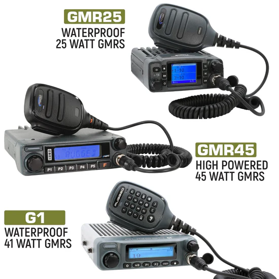 Rugged Radios Two-Way GMRS Mobile Radio Kit 2021+ Ford Bronco